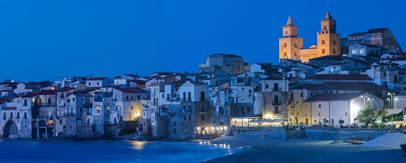 Normanská katedrála je symbolem města Cefalú